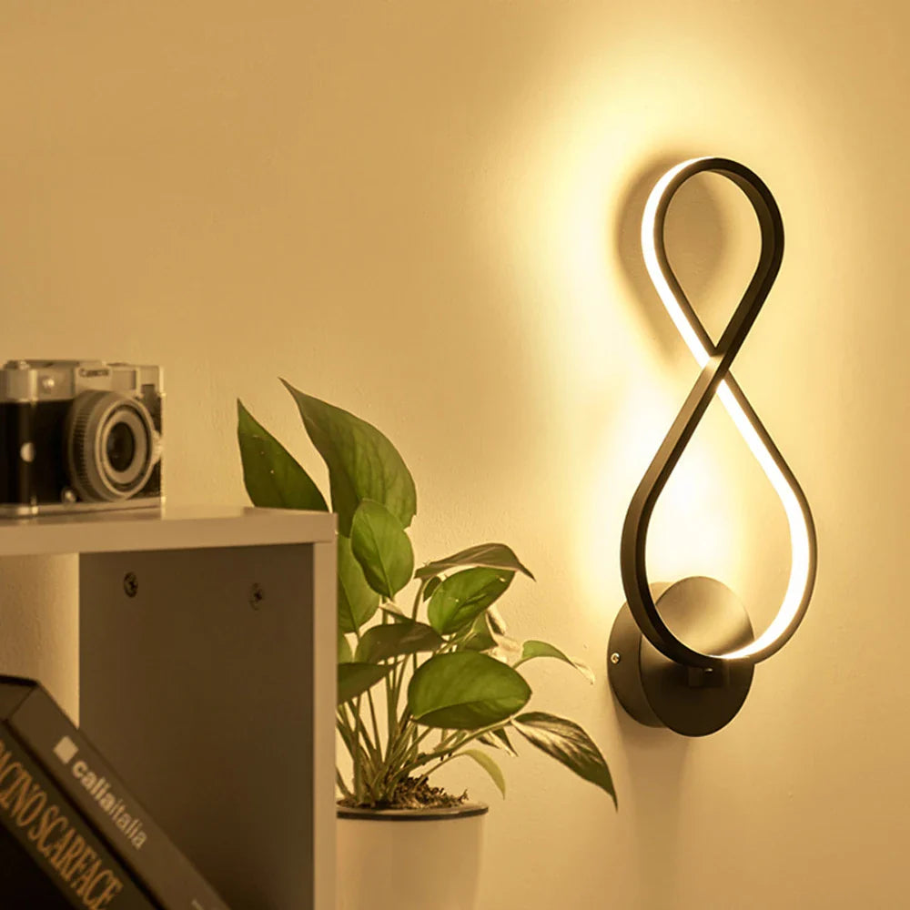 Afralia™ LED Wall Light for Modern Home Lighting Chandelier & Ceiling Lamp Sconce