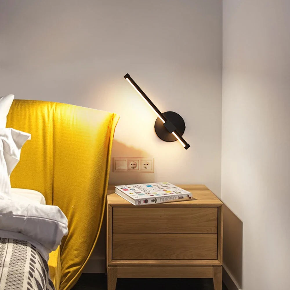 Afralia™ Indoor LED Wall Light for Home Decor, Modern Bedroom Lighting, Wall Sconce Aisle Lamp