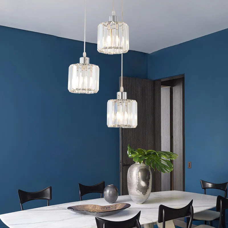 Afralia™ Modern K9 Crystal Ceiling Chandelier | Creative Staircase & Dining Room Pendant Light