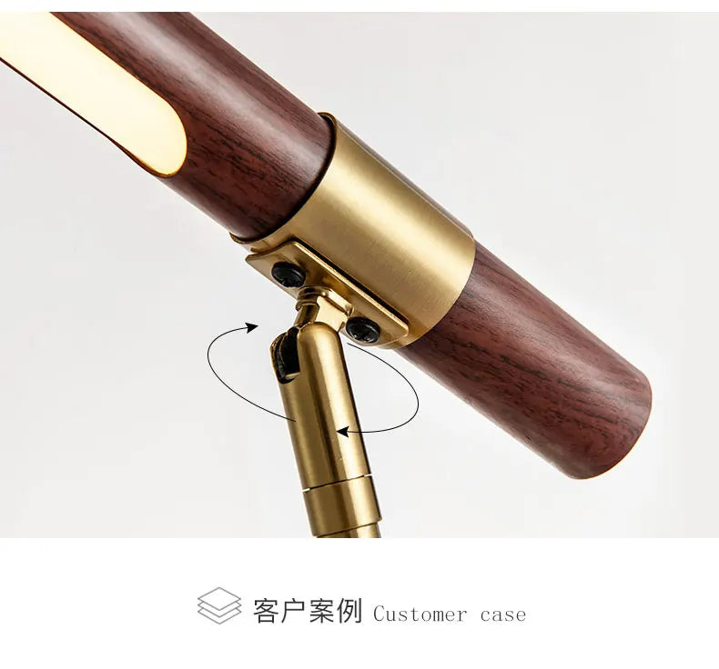 Afralia™ Modern LED Wood Table Lamp for Living Room, Bedroom, Study Desk