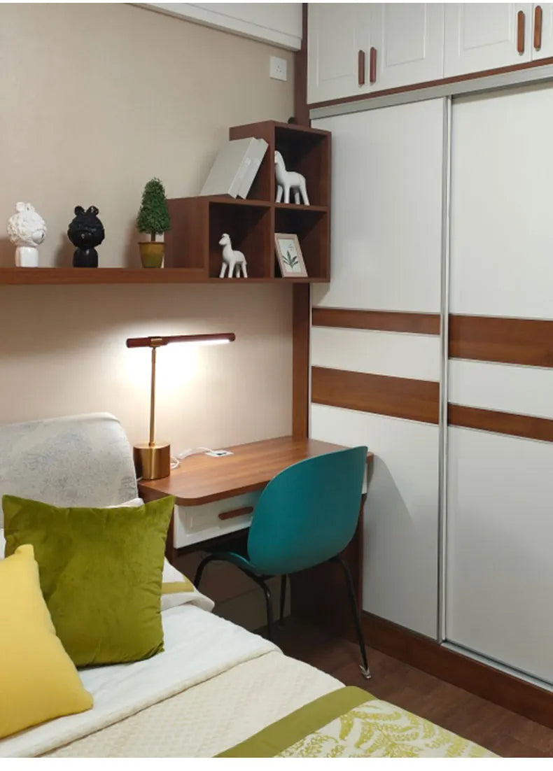Afralia™ Modern LED Wood Table Lamp for Living Room, Bedroom, Study Desk
