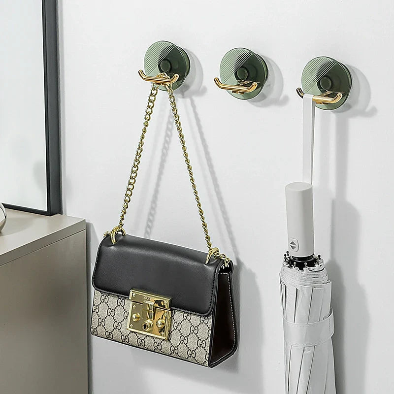 Afralia™ Self Adhesive Wall Hook Set - Multi-Purpose Kitchen Towel Hanger and Key Holder