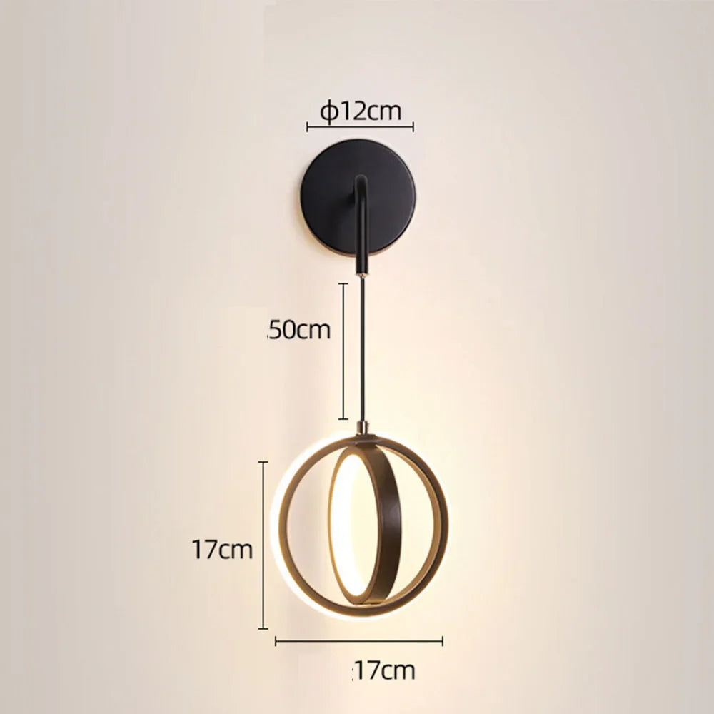 Afralia™ LED Wall Lamp: Modern Ceiling Lights for Bedroom & Living Room, Indoor Decoration Fixtures