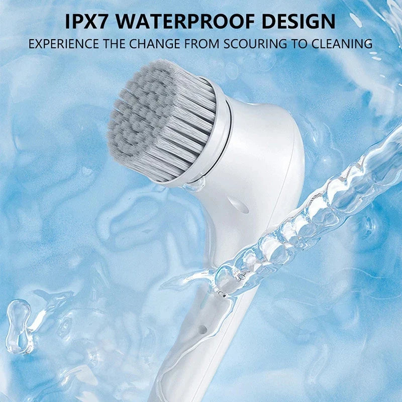 Afralia™ Electric Cleaning Brush: Powerful Handheld Bathroom & Kitchen Cleaner