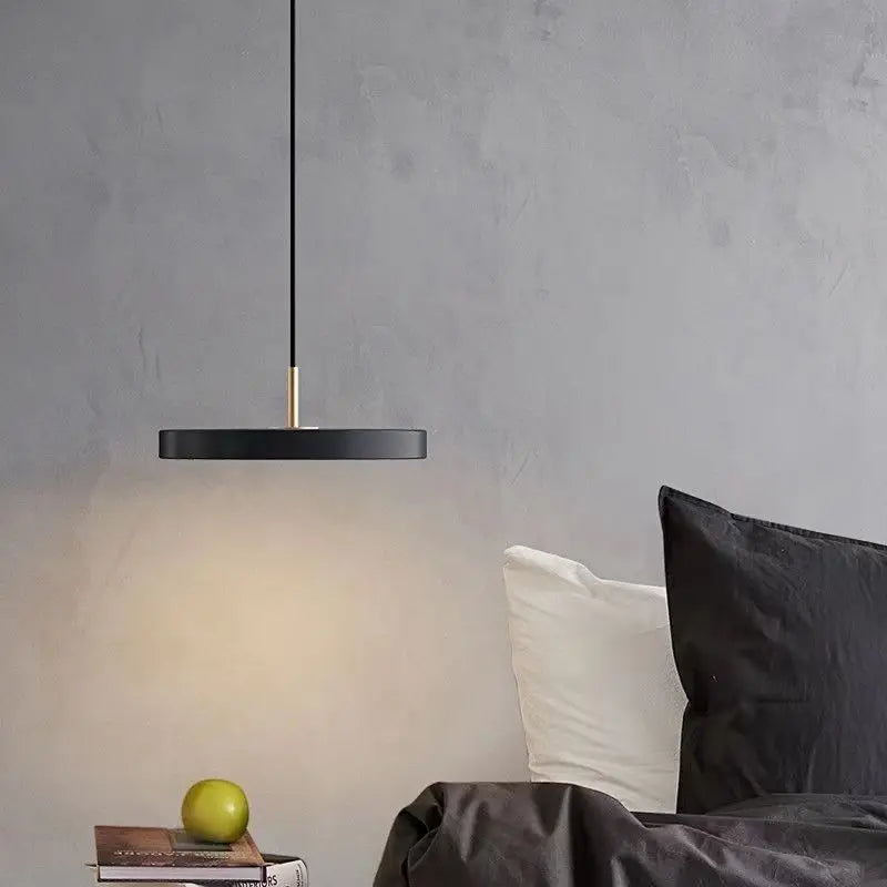 Afralia™ LED Pendant Light: Iron, Black, White, Blue, Dining, Bedroom, Living, Study, Indoor.