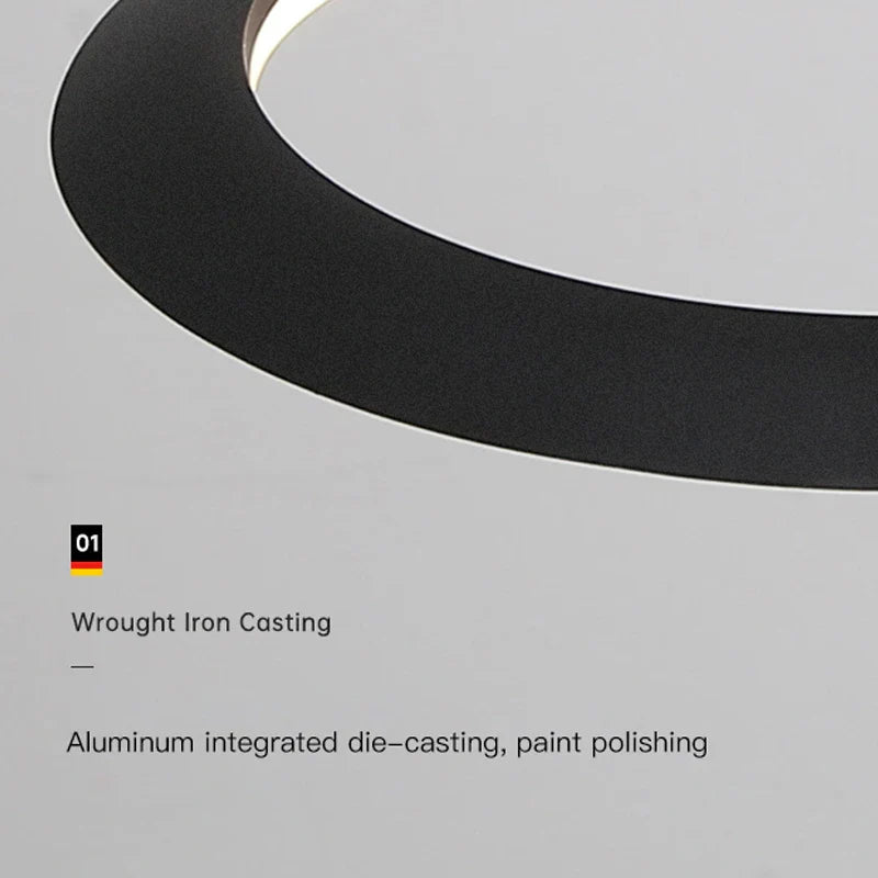 Nordic Oval Ceiling Chandelier for Kitchen Island Bar by Afralia™