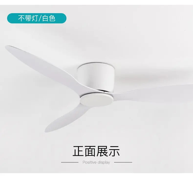 Afralia™ Modern DC Motor Ceiling Fan 6 Speeds Remote Control 20CM Led