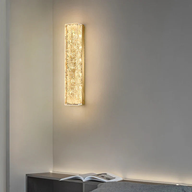 Afralia™ LED Bedroom Wall Lamp - Luxury Nordic Design Resin Light