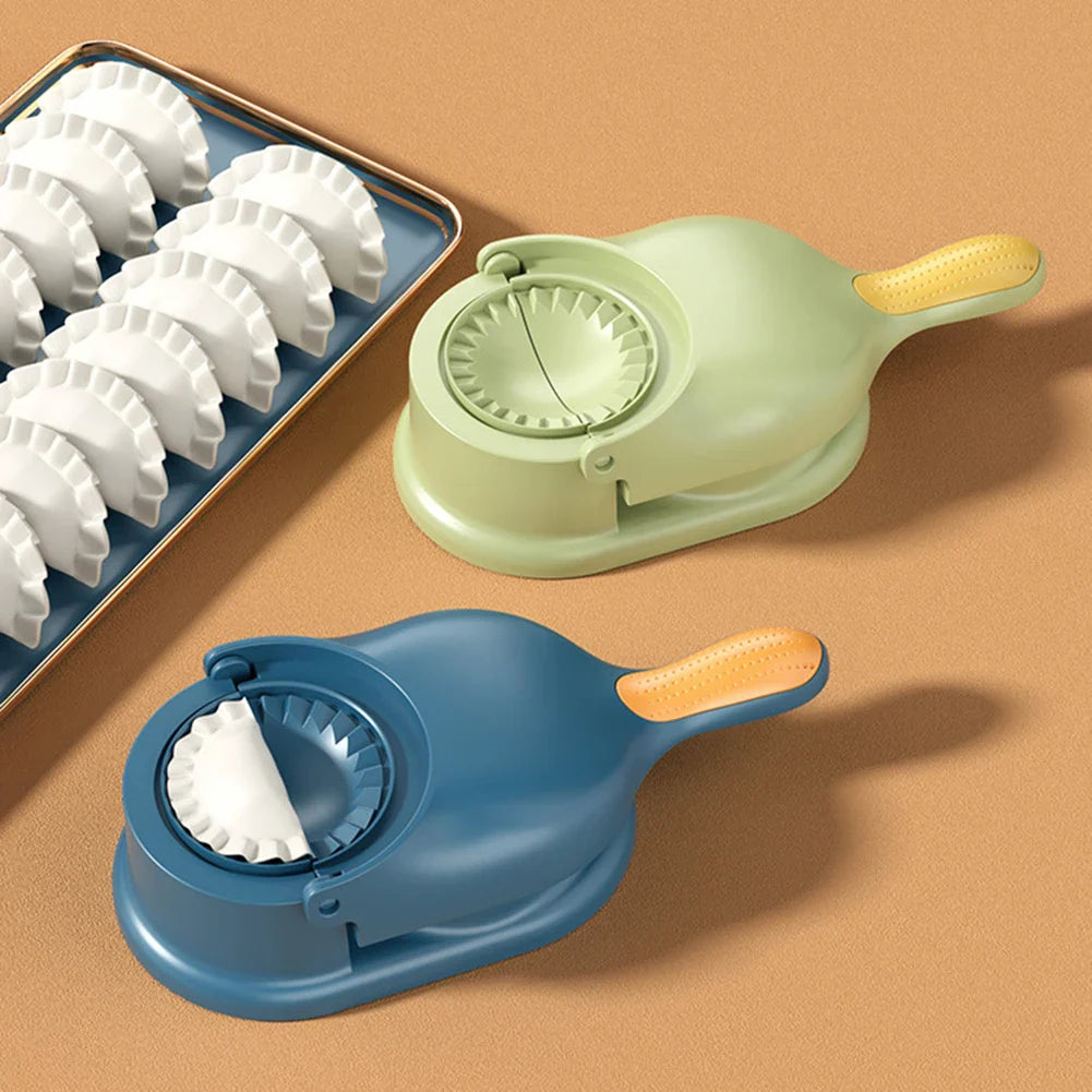 Afralia™ Dumpling Maker Set: 2-in-1 Dough Press Tool for Easy Dumpling Making
