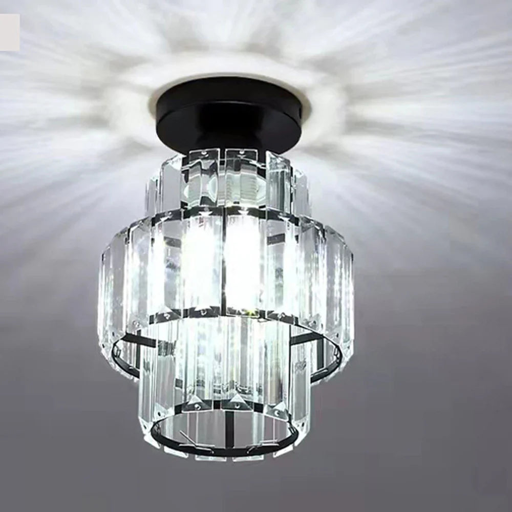 Afralia™ Black Gold Minimalist LED Chandelier Pendant Lights for Kitchen Island