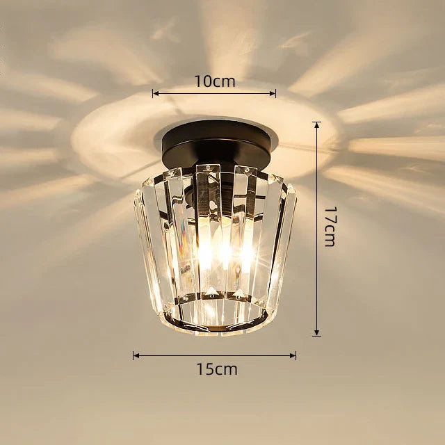 Afralia™ K9 Crystal Pendant Light LED Ceiling Lamp Nordic Chandelier for Living Room