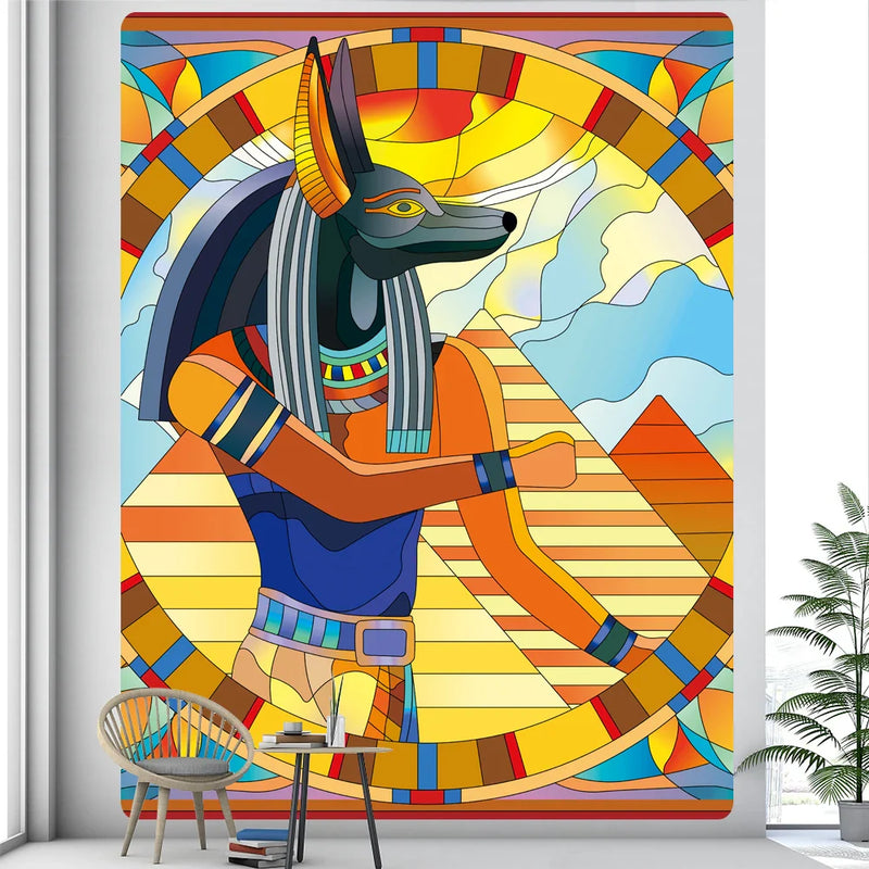 Afralia™ Egyptian Psychedelic Murals Tapestry Wall Hanging Hippie Bohemian Tarot Decor