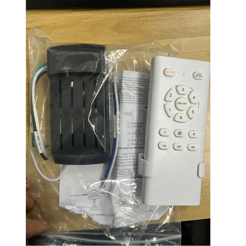 Afralia™ Wood Ceiling Fan 42-60" Industrial Vintage Retro DC Motor Remote-Controlled Fans