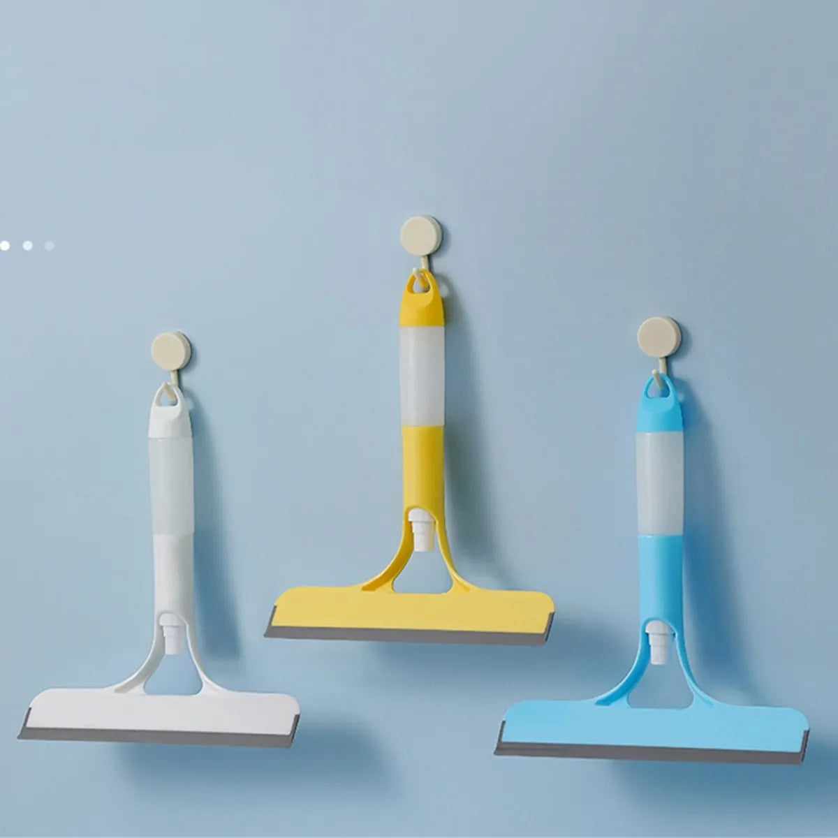 Afralia™ Glass Cleaning Brush with Spray Cleaner & Scraper