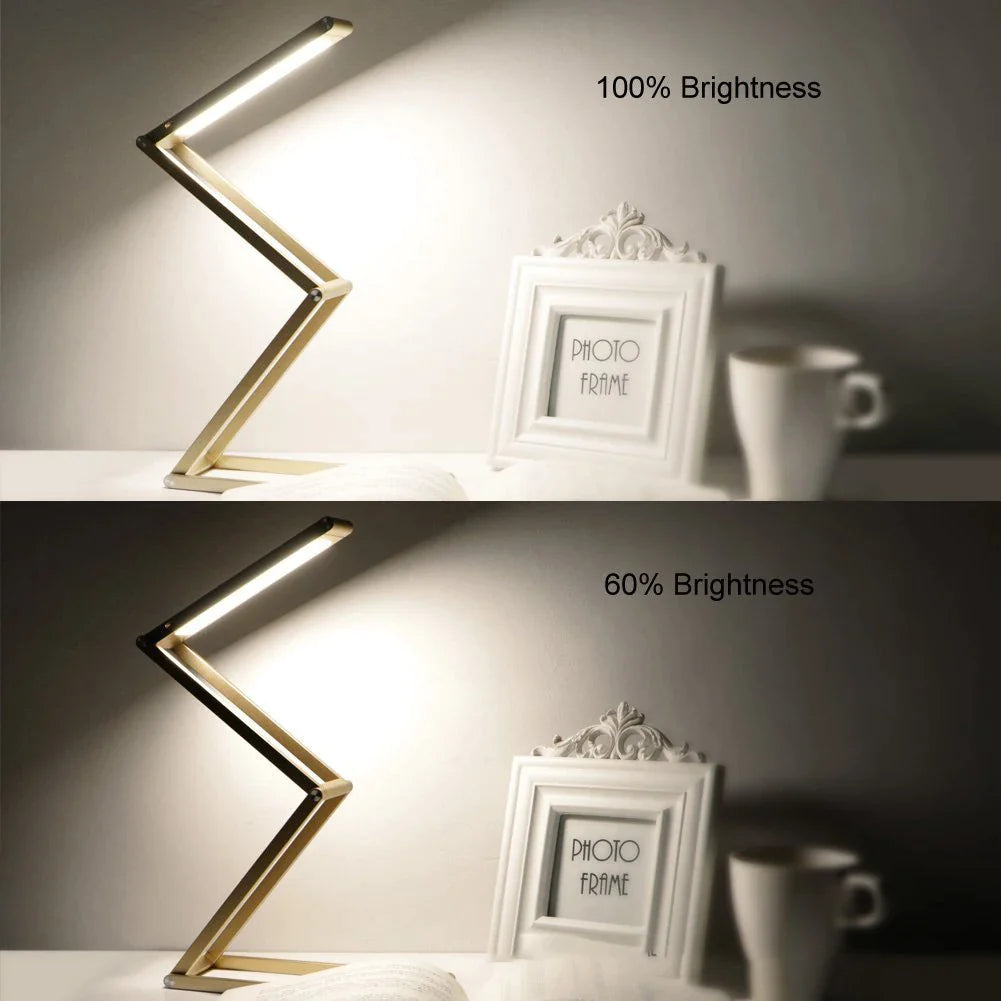 Afralia™ Dimmable LED Desk Lamp - Portable, Foldable, USB Charging, Energy Saving for Study & Work