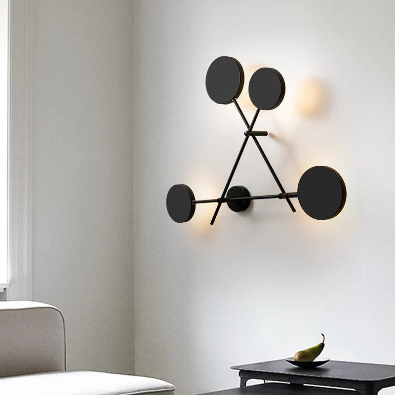 Afralia™ LED Wall Lamp: Modern Nordic Interior Lighting for Living Room Bedroom Corridor