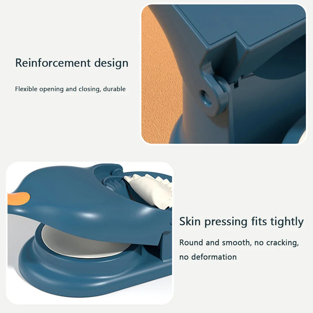 Afralia™ Dumpling Maker Set: 2-in-1 Dough Press Tool for Easy Dumpling Making