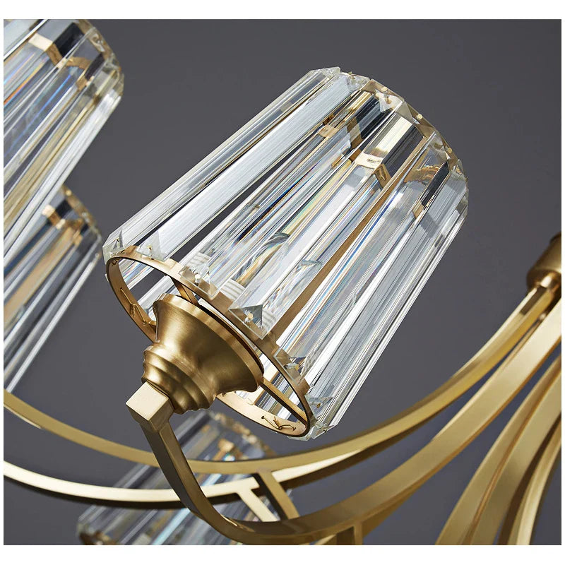 Afralia™ Luxury Postmodern Crystal Chandelier for Living Room, Bedroom, Dining Room