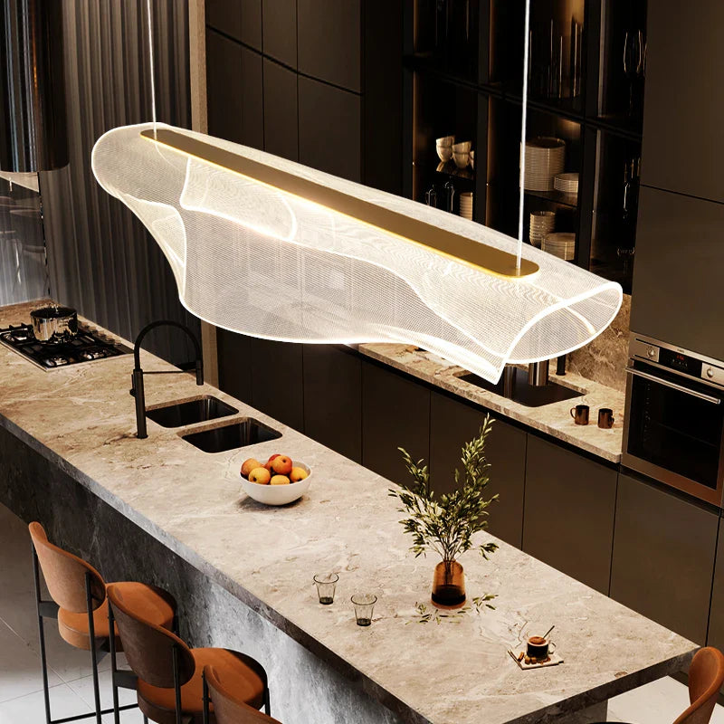 Afralia™ Nordic Acrylic LED Ceiling Chandelier for Modern Indoor Lighting