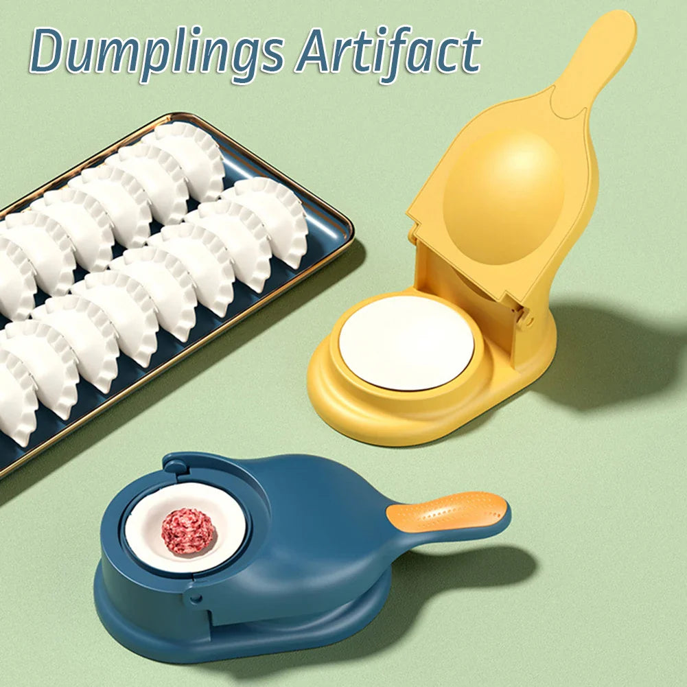 Afralia™ Dumpling Maker Set: 2-in-1 Dough Press Tool for Easy Dumpling Making