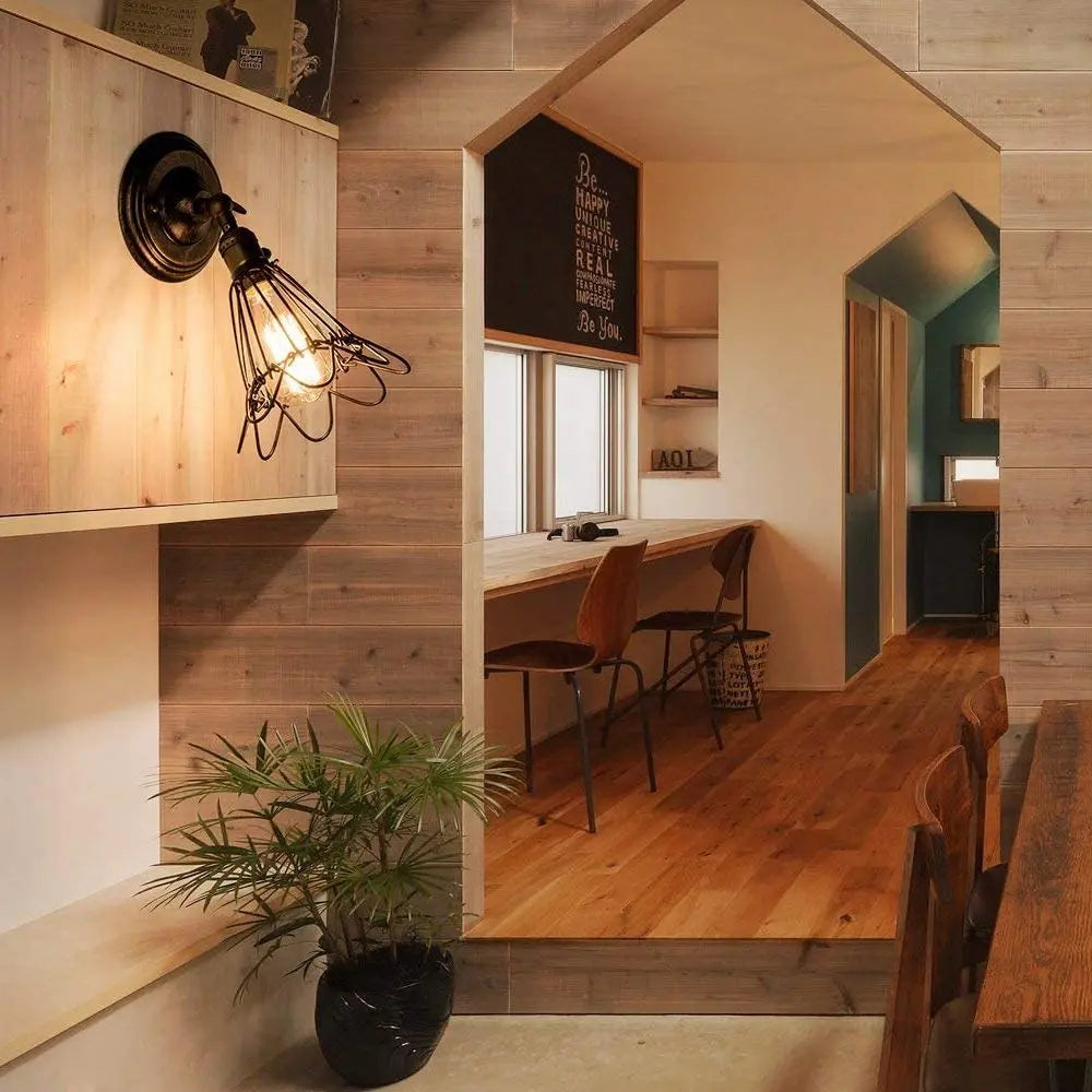 Afralia™ Industrial Cage Wall Light Fixture - Adjustable Rustic Sconces for Home Décor