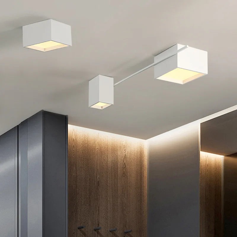 Afralia™ Modern Nordic Acrylic Ceiling Lamp for Living Room Dining Room LED Lighting