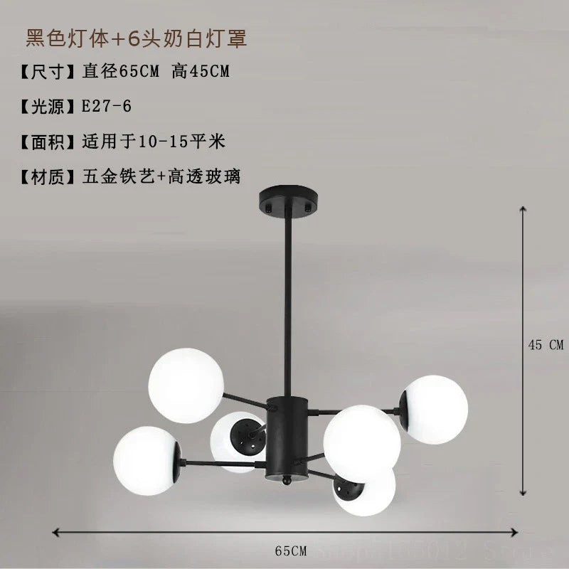 Afralia™ Modern Vintage Suspension Chandelier for Living Room Stair Lamp Industrial Lighting Fixtures