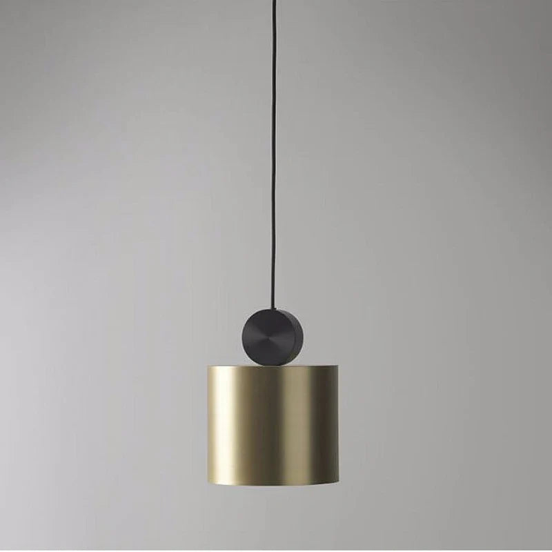 Afralia™ Golden LED Pendant Light for Dining Room, Living Room, Bedroom, and More