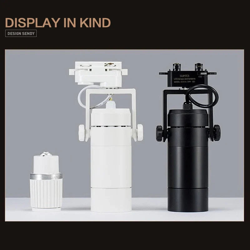 Afralia™ 25W Dimmable LED Spotlight: Adjustable Beam Angle, High Quality Track Lighting