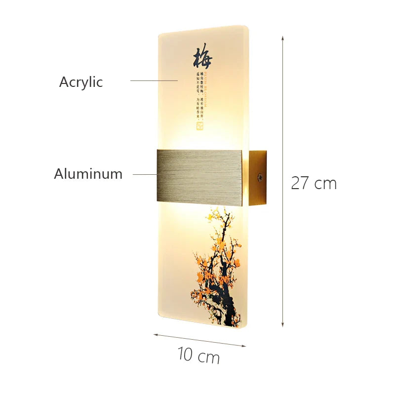 Afralia™ LED Square Wall Lamp: Modern Minimalist Indoor Lighting for Hotel, Restaurant, Corridor