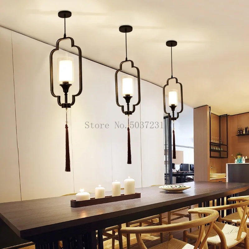 Afralia™ Tassel LED Pendant Light: Modern Chic Lighting for Home, Restaurant, Bar, Teahouse.