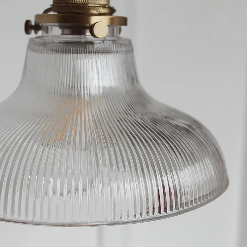 Afralia™ Glass Copper Pendant Light: Modern Nordic Style Hanging Lamp for Kitchen, Dining, and Living Room