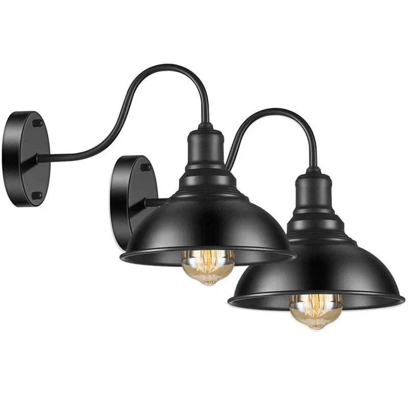 Afralia™ Retro Loft Wall Lamp: Industrial Nordic Style for Bar, Cafe, Bedroom, Study, Aisle