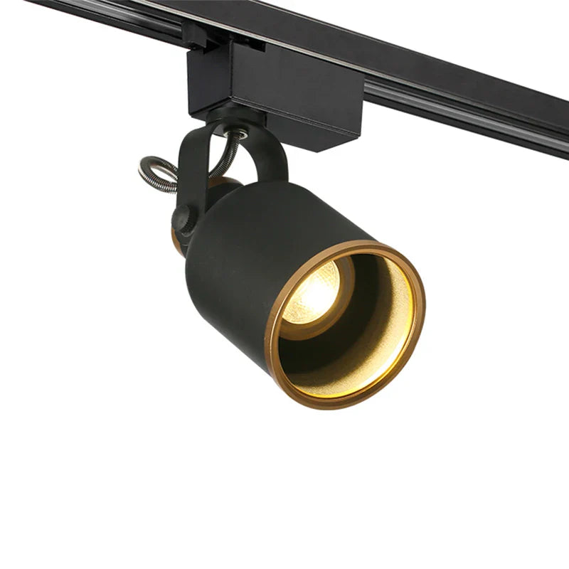 Afralia™ GU10 7W LED Track Light Aluminum Spotlights Ceiling Rail Track Lighting Display