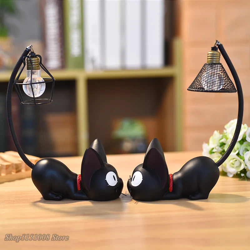 Afralia™ Cartoon Cat LED Night Light for Baby Nursery Table Lamp