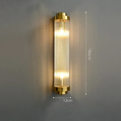 Afralia™ Art Deco LED Stainless Steel Crystal Wall Sconce, Bedroom Corridor Golden Black Wall Light