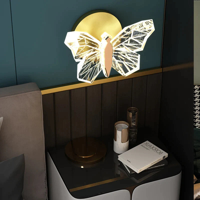 Afralia™ Butterfly Chandelier: Elegant Bedroom & Living Room Wall Lamp & Floor Decor