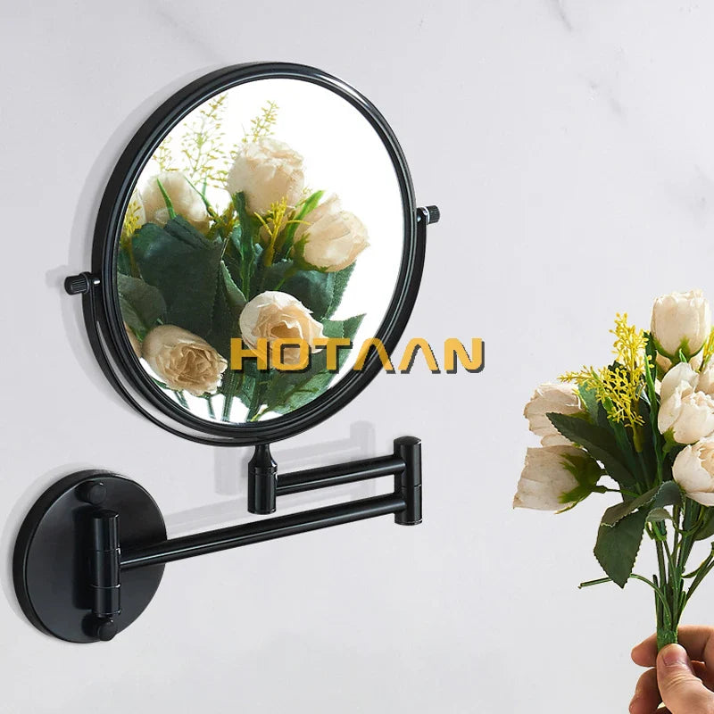 Afralia™ Professional Vanity Makeup Mirror with 180° Rotation and Free Magnifier