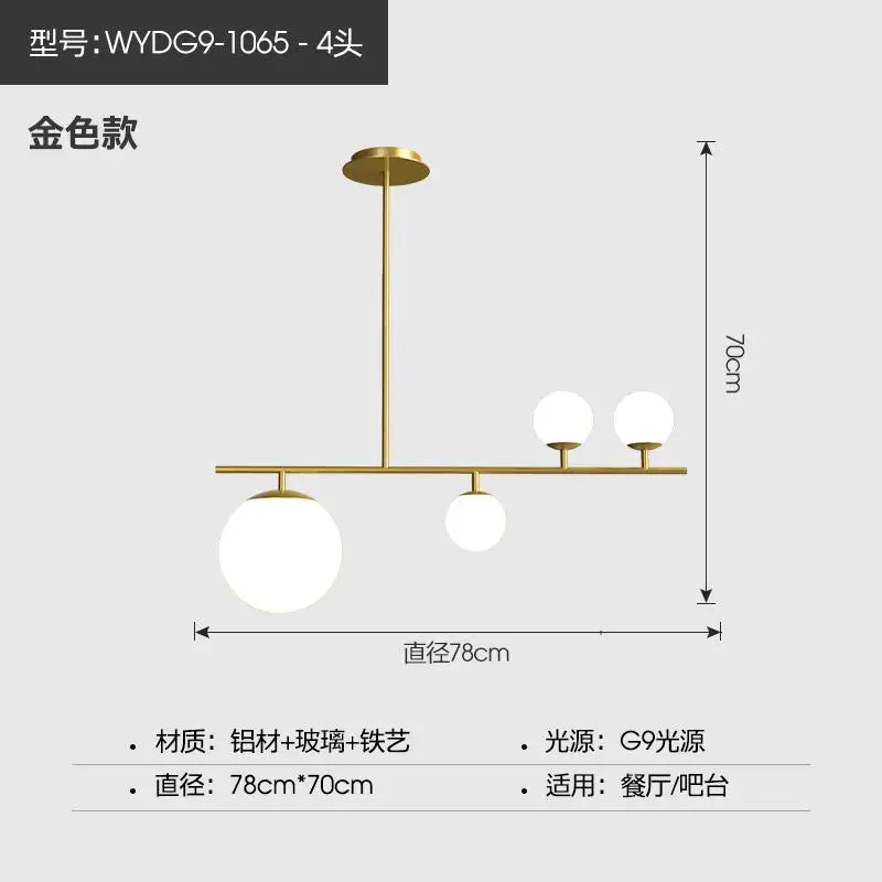 Afralia™ Black Golden Glass Chandelier for Home Décor and Lighting