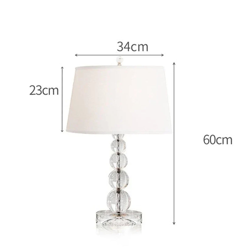 Afralia™ Crystal Ball Table Lamp: Modern LED Art Deco for Bedroom, Living Room & Home