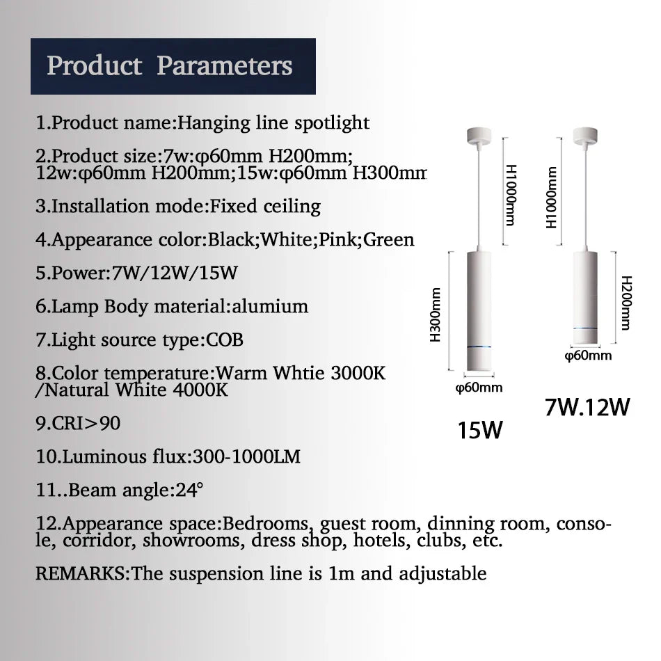 Afralia™ Tube Macaron Pendant Light: LED Modern Kitchen & Counter Pendant Lamp