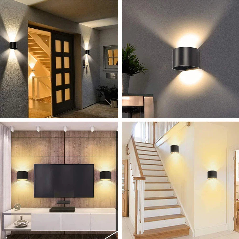 Afralia™ Adjustable Aluminum Wall Sconce Light for Bedroom Living Room Stairs