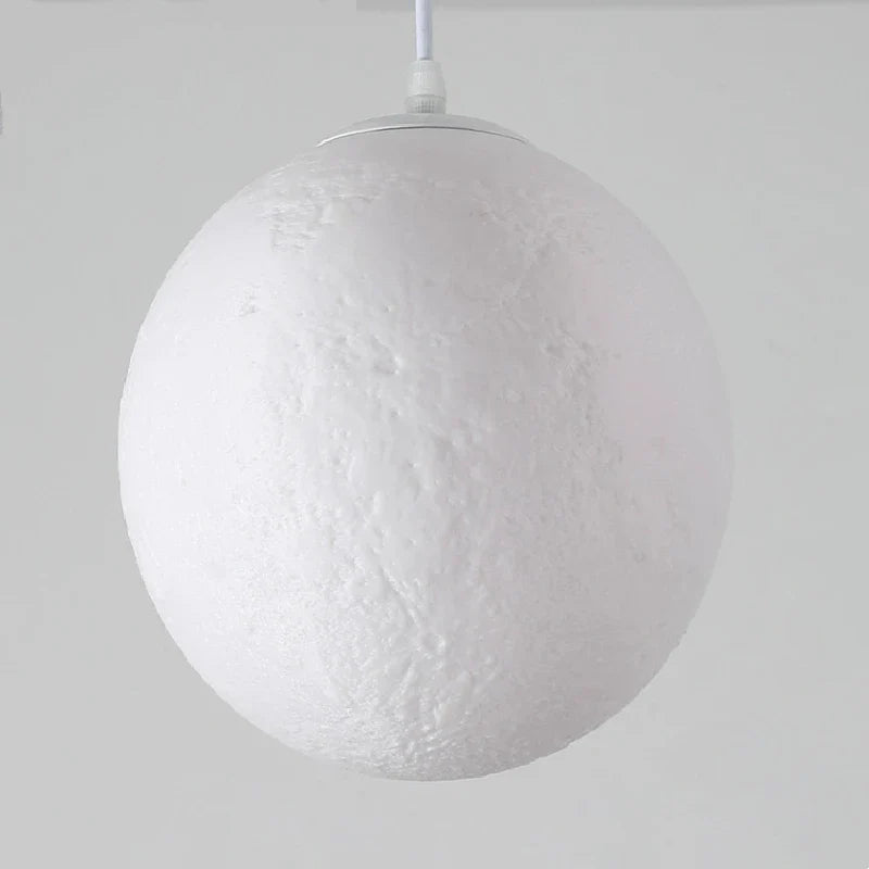 Afralia™ Moon Ball Pendant Light: Modern Nordic Hanging Fixture for Kitchen, Living Room, Bedroom