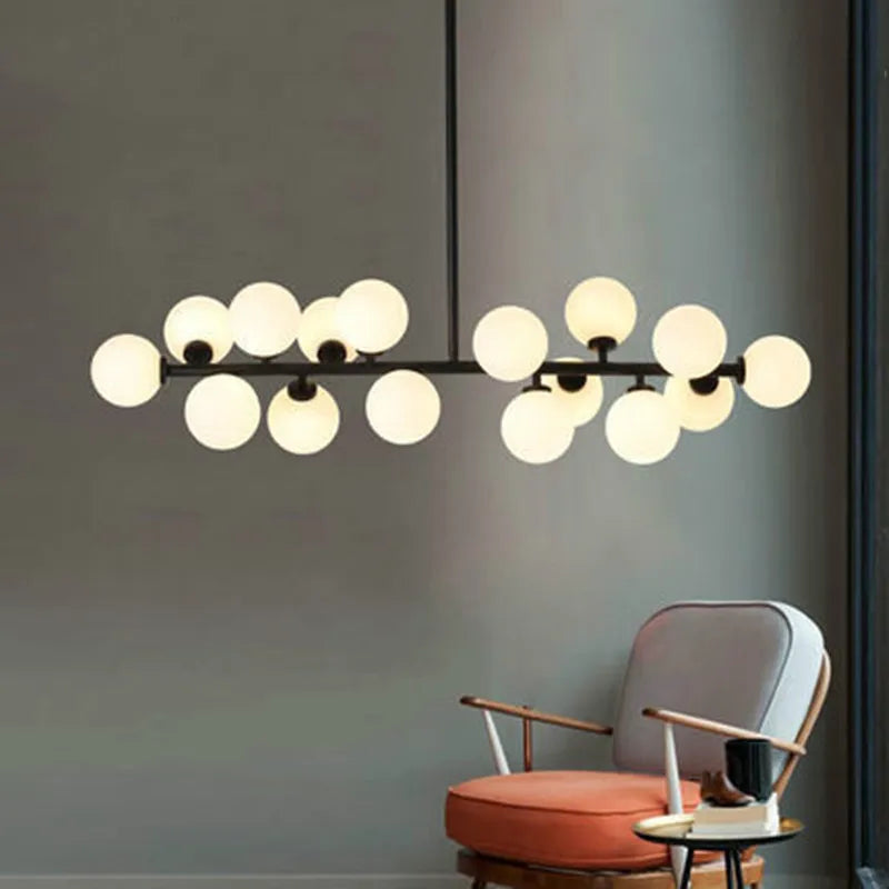 Afralia™ Molecule Glass Pendant Lamp for Living Room, Bar, Dining Room, Kitchen Island Lighting