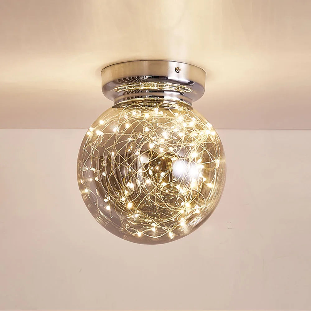 Afralia™ Gypsophila LED Ceiling Light: Modern & Nordic Style for Indoor Decor