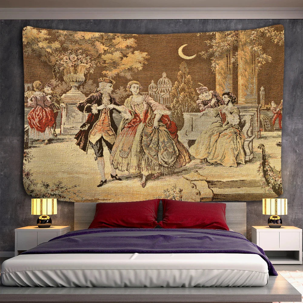 Mystical Witchcraft Tapestry Wall Hanging by Afralia™ for Retro Home Decor