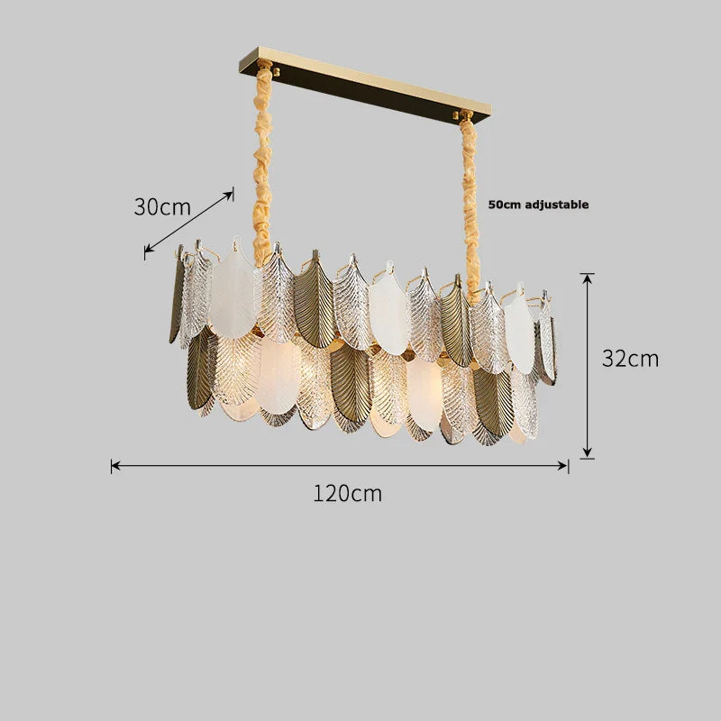 Afralia™ Stainless Steel Art Deco Chandelier Lighting for Dinning Room