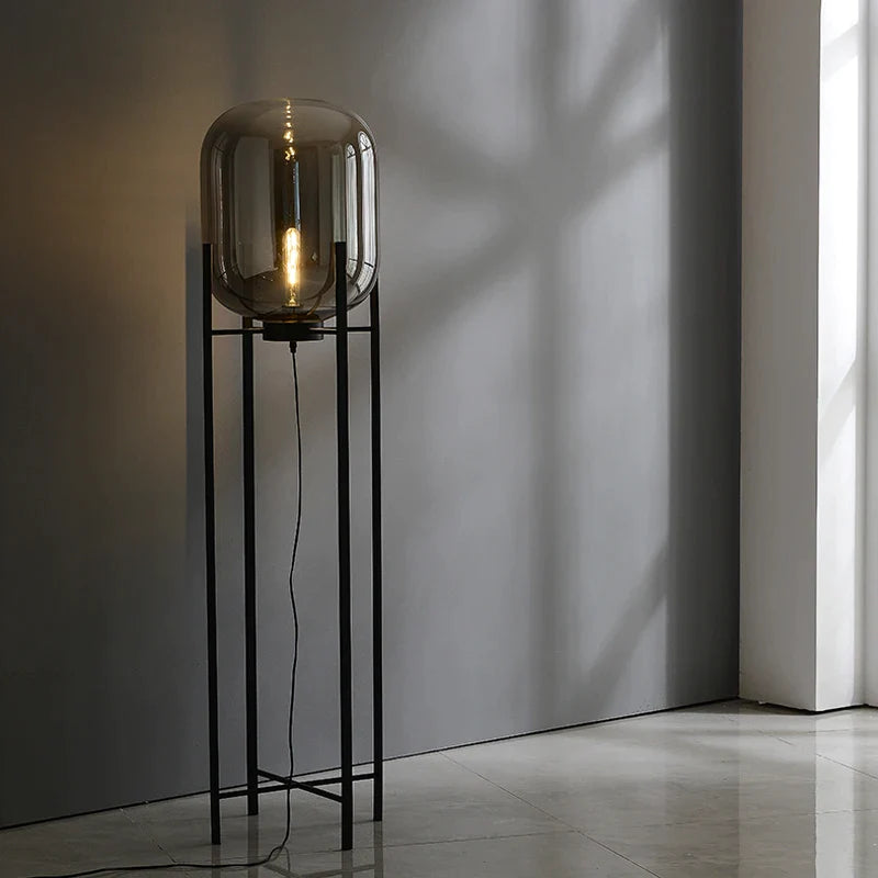 Afralia™ Pulpo Glass Ball Floor Lamp - Postmodern Scandinavian Design