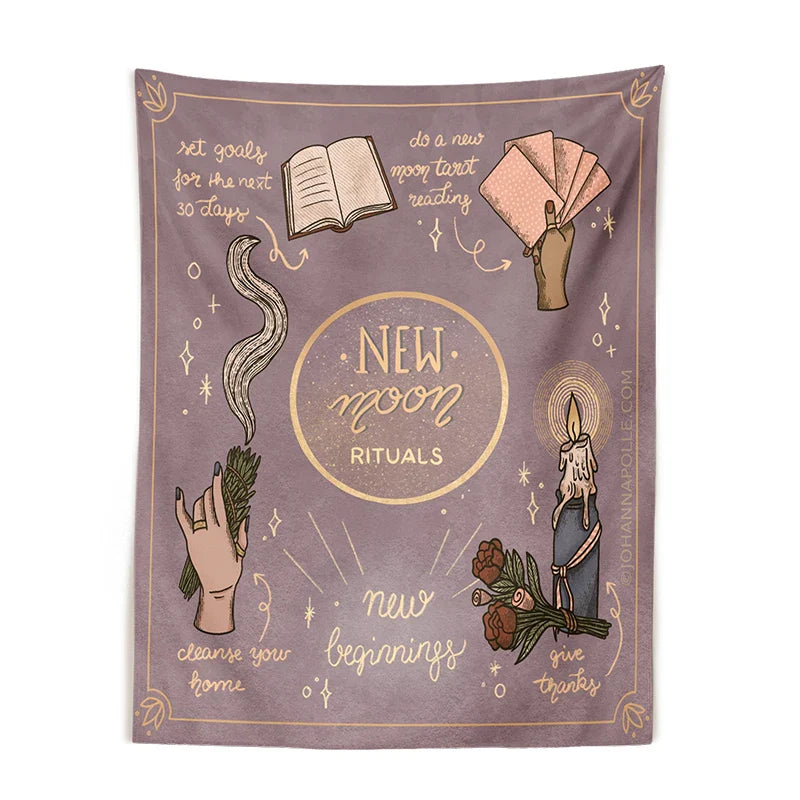 Afralia™ Tarot Tapestry Wall Hanging: Bohemian Witchcraft Decor for Home and Dorm