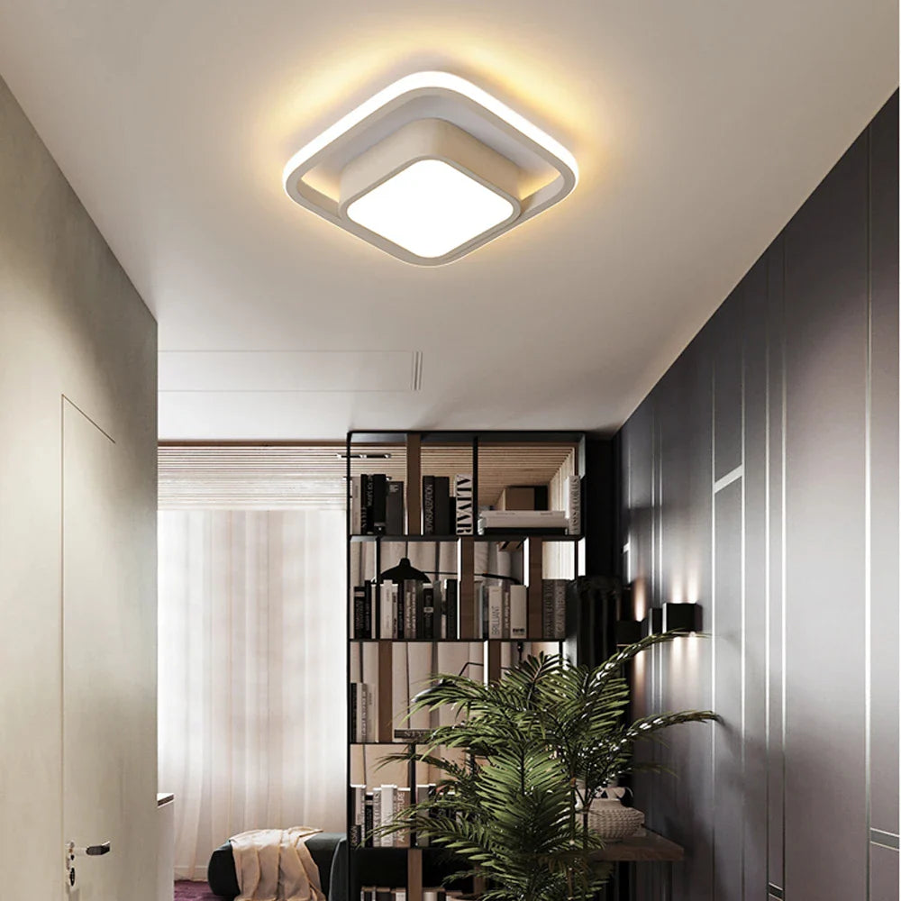 Afralia™ LED Ceiling Chandelier: Modern Indoor Lighting for Home Bedroom Kitchen Living Room